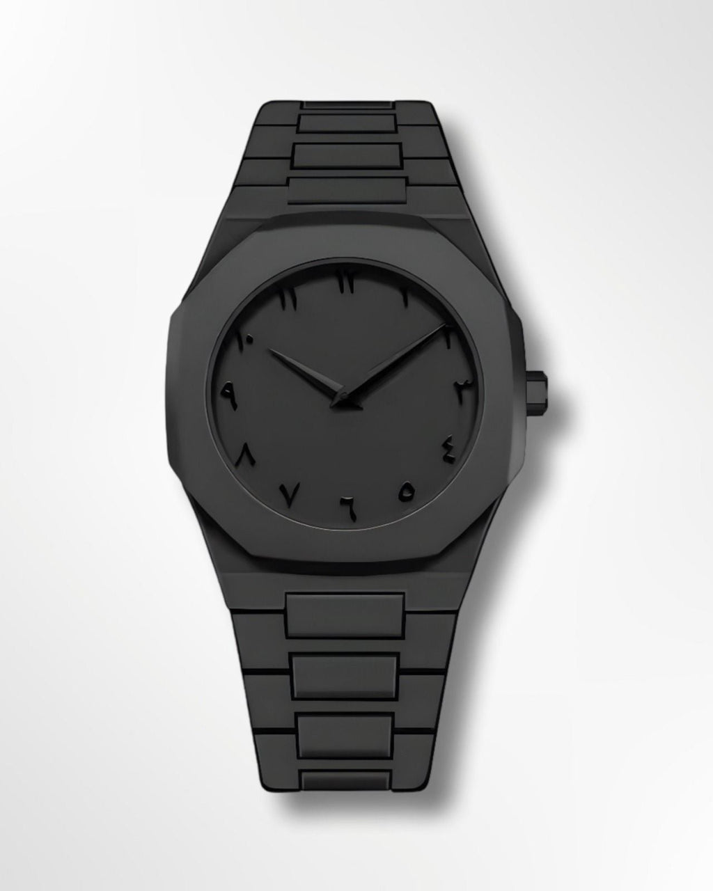 Stainless Steel Arabic Dial Watch